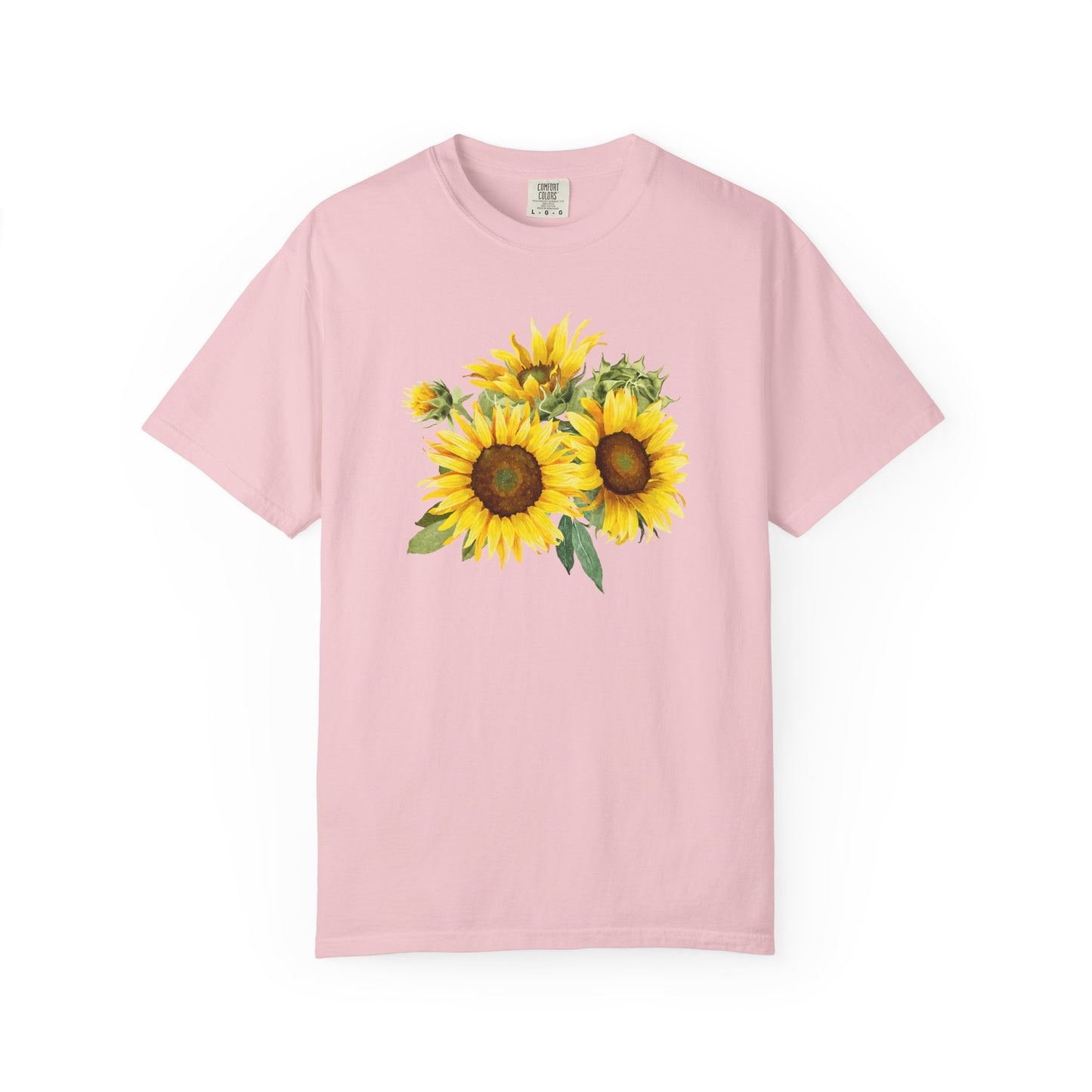 Sunflower Floral T-Shirt — Vintage Yellow Sunflower Graphic Tee