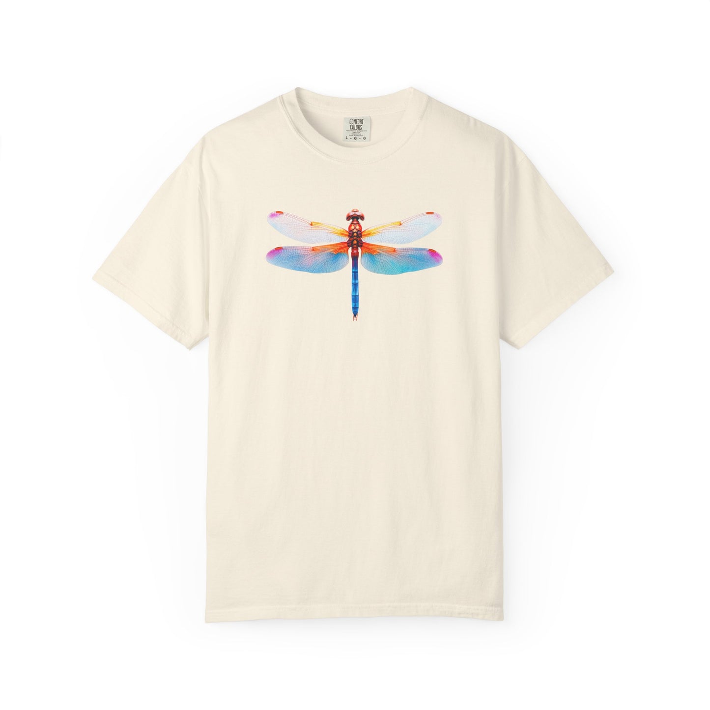 Dragonfly Watercolor T-Shirt — Colorful Nature Graphic Tee