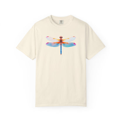 Dragonfly Watercolor T-Shirt — Colorful Nature Graphic Tee