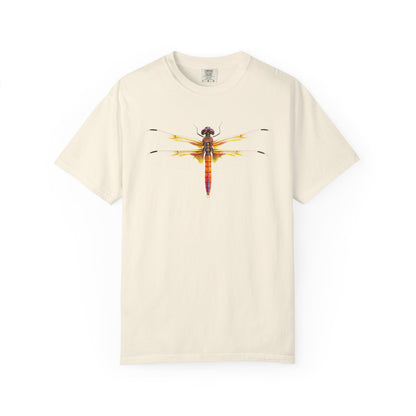 Dragonfly Art T-Shirt — Vibrant Watercolor Dragonfly Graphic Tee