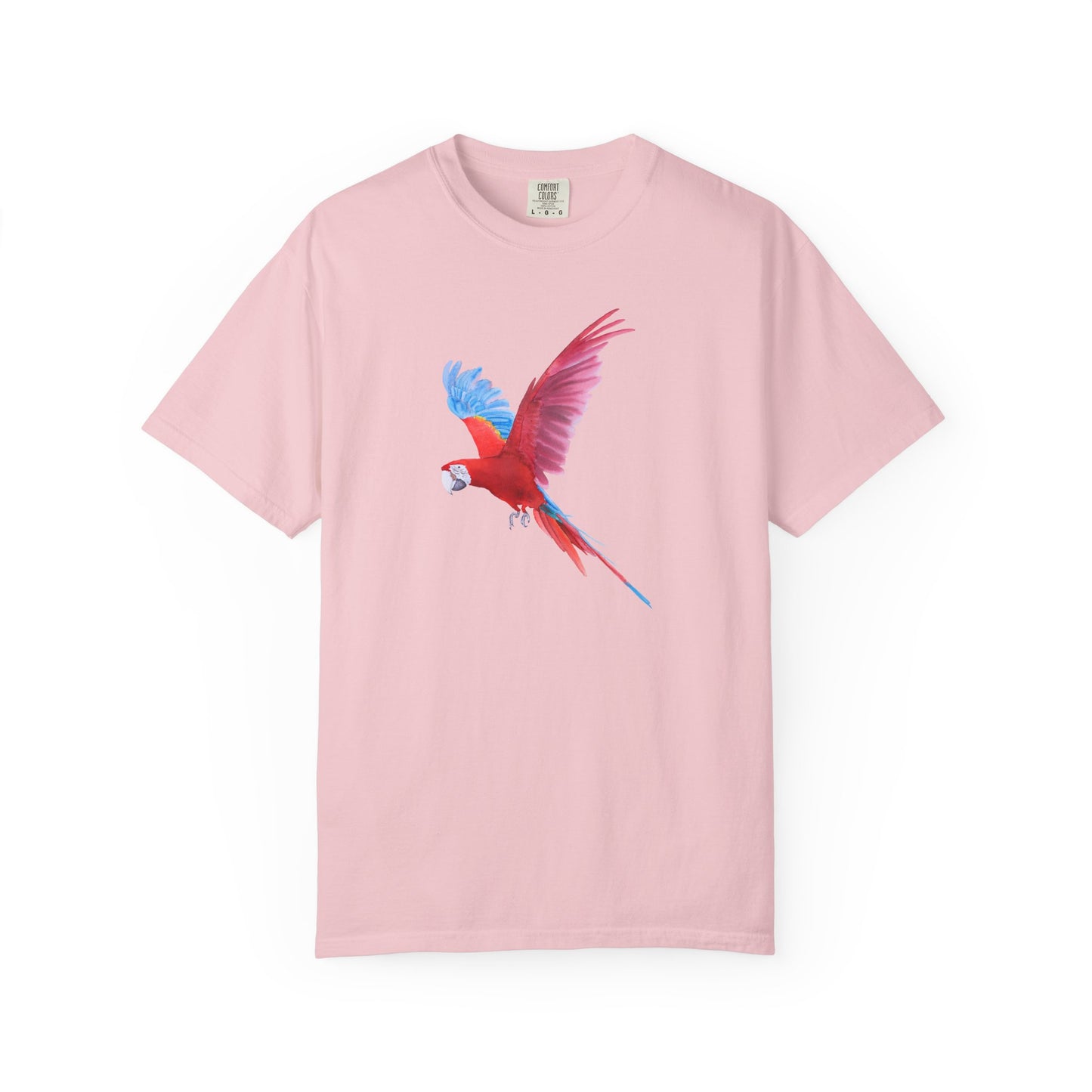 Parrot Flight T-Shirt — Colorful Macaw Graphic Tee