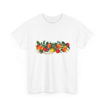 T-Shirt — Genesis 1:29 Watercolor Orange Grove Graphic Tee
