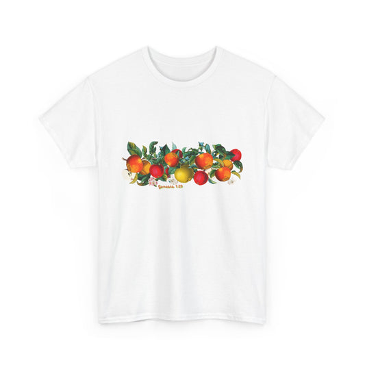 T-Shirt — Genesis 1:29 Watercolor Orange Grove Graphic Tee