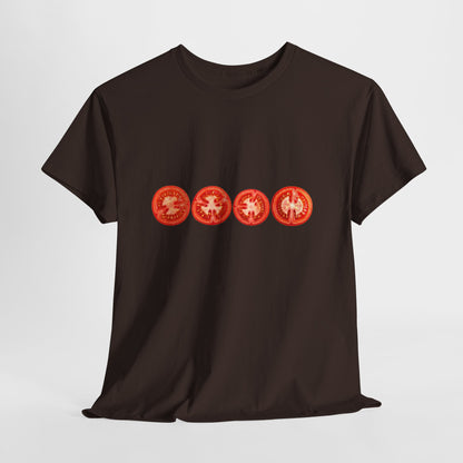 Tropical Sunset Coin Graphic Tee