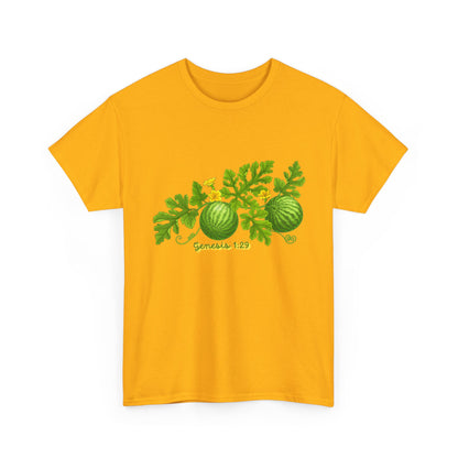 Watermelon T-Shirt — Genesis 1:29 Garden Illustration Tee