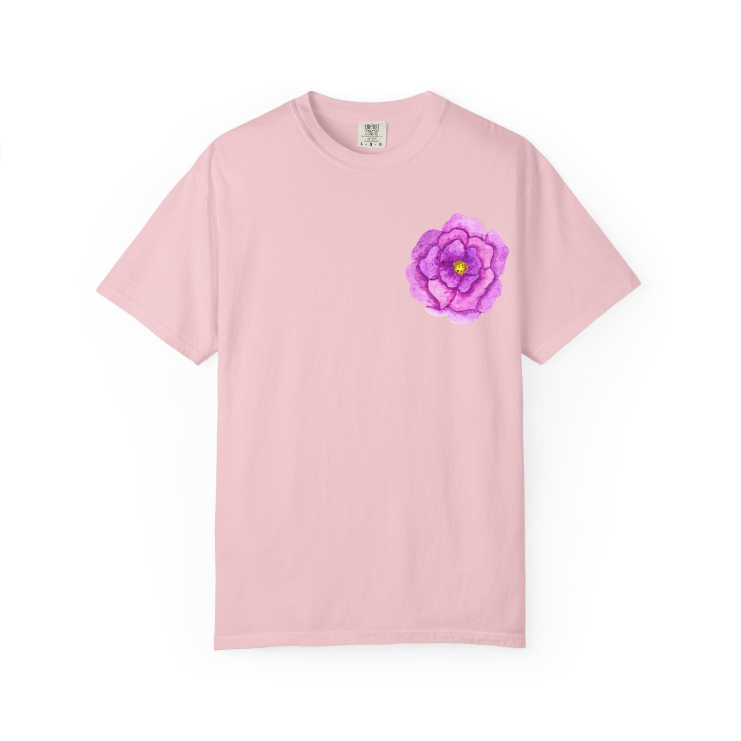 Floral Watercolor Chest Rose T-Shirt
