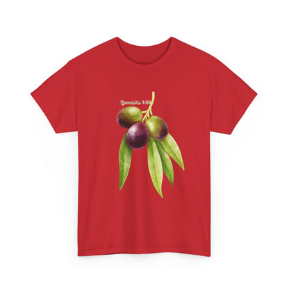 Olive Branch Watercolor T-Shirt — Genesis 1:29 Faith Tee