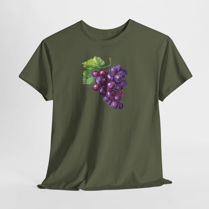 Grape Watercolor Tee — Green T-Shirt Genesis 1:29