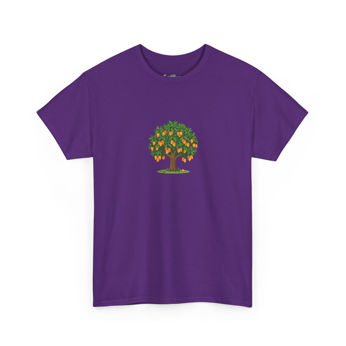 Mangoes Tree Graphic Tee — Minimal Fruit Tree T-Shirt