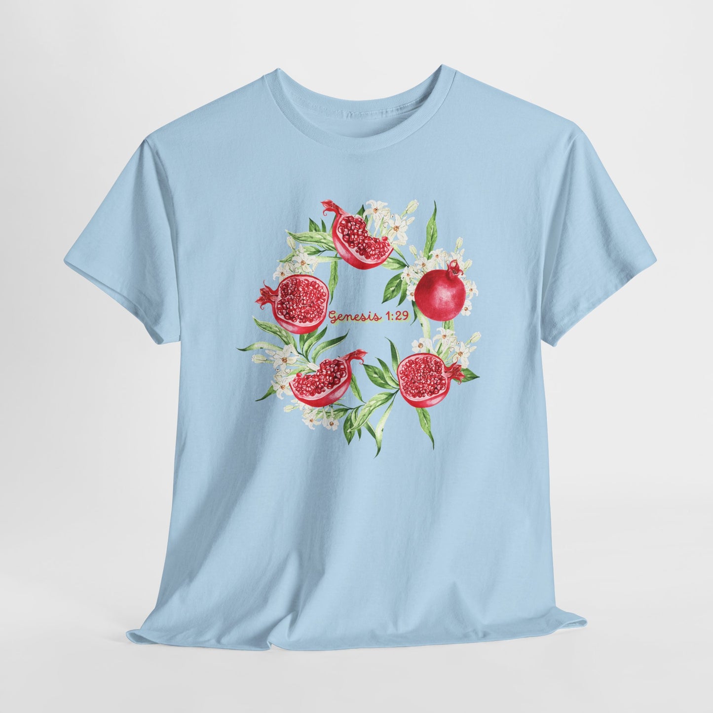 Pomegranate Watercolor Tee — Jeremiah 29:11 Inspirational Bible Verse Shirt