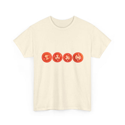 Tropical Sunset Coin Graphic Tee