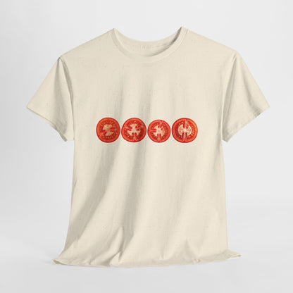 Tropical Sunset Coin Graphic Tee