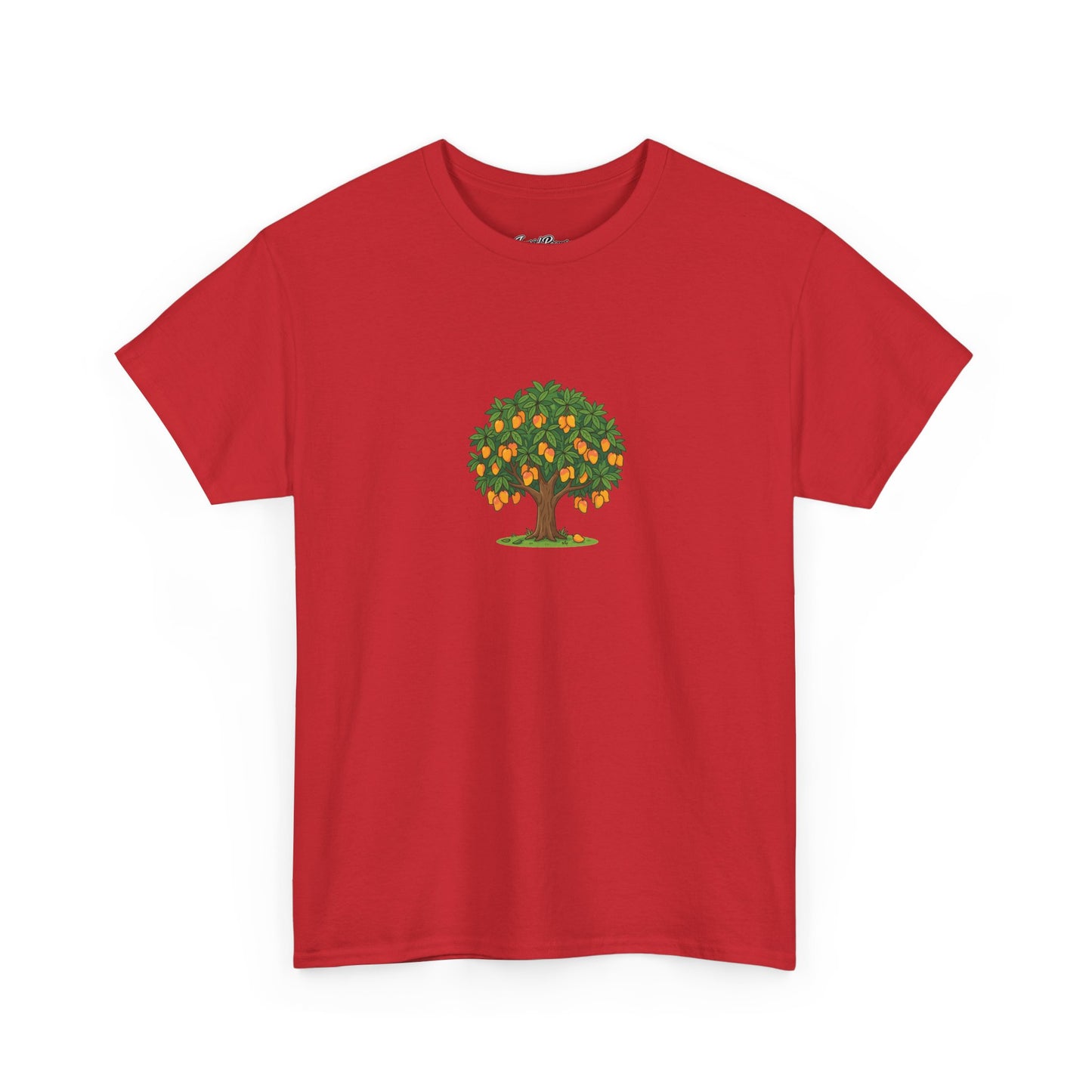 Mangoes Tree Graphic Tee — Minimal Fruit Tree T-Shirt