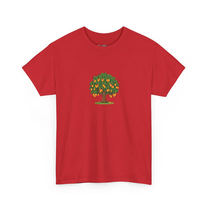Mangoes Tree Graphic Tee — Minimal Fruit Tree T-Shirt