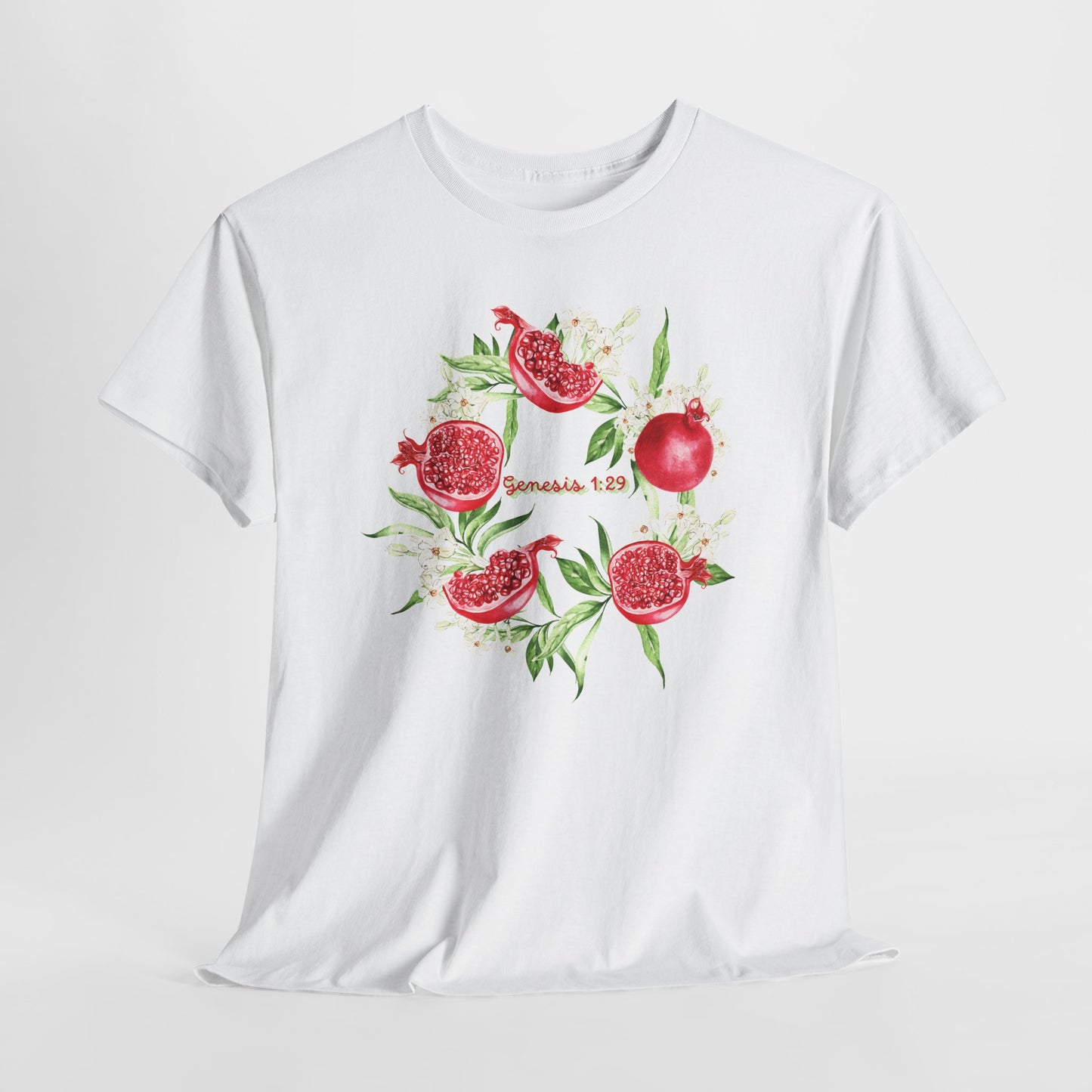 Pomegranate Watercolor Tee — Jeremiah 29:11 Inspirational Bible Verse Shirt