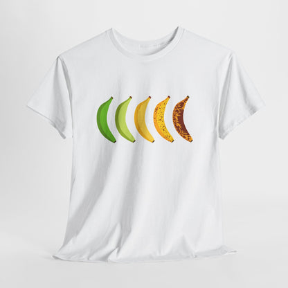 Banana Life Cycle Tee – Ripening Stages Graphic T-Shirt