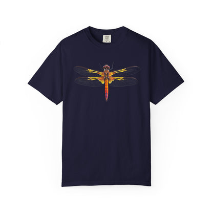 Dragonfly Art T-Shirt — Vibrant Watercolor Dragonfly Graphic Tee