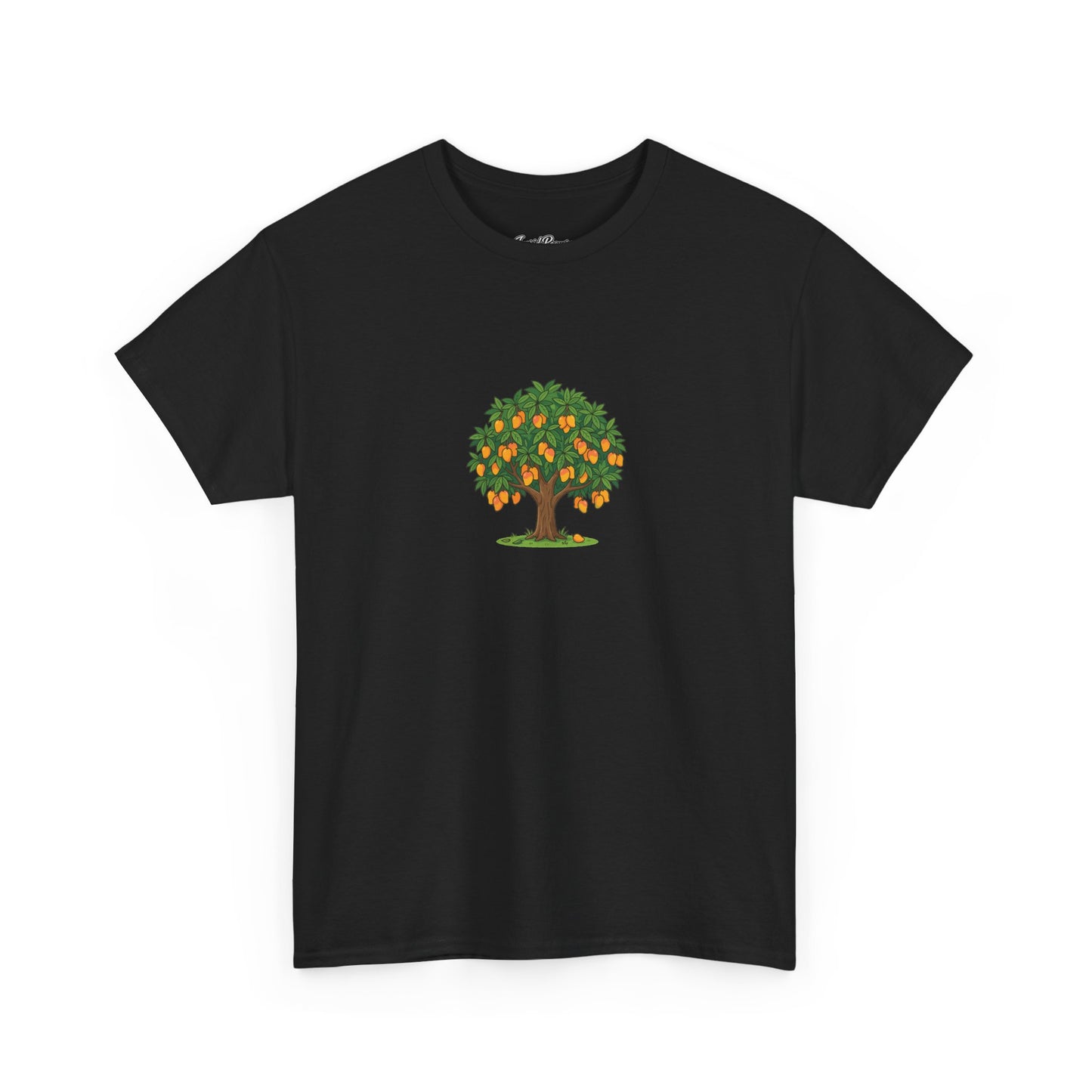 Mangoes Tree Graphic Tee — Minimal Fruit Tree T-Shirt