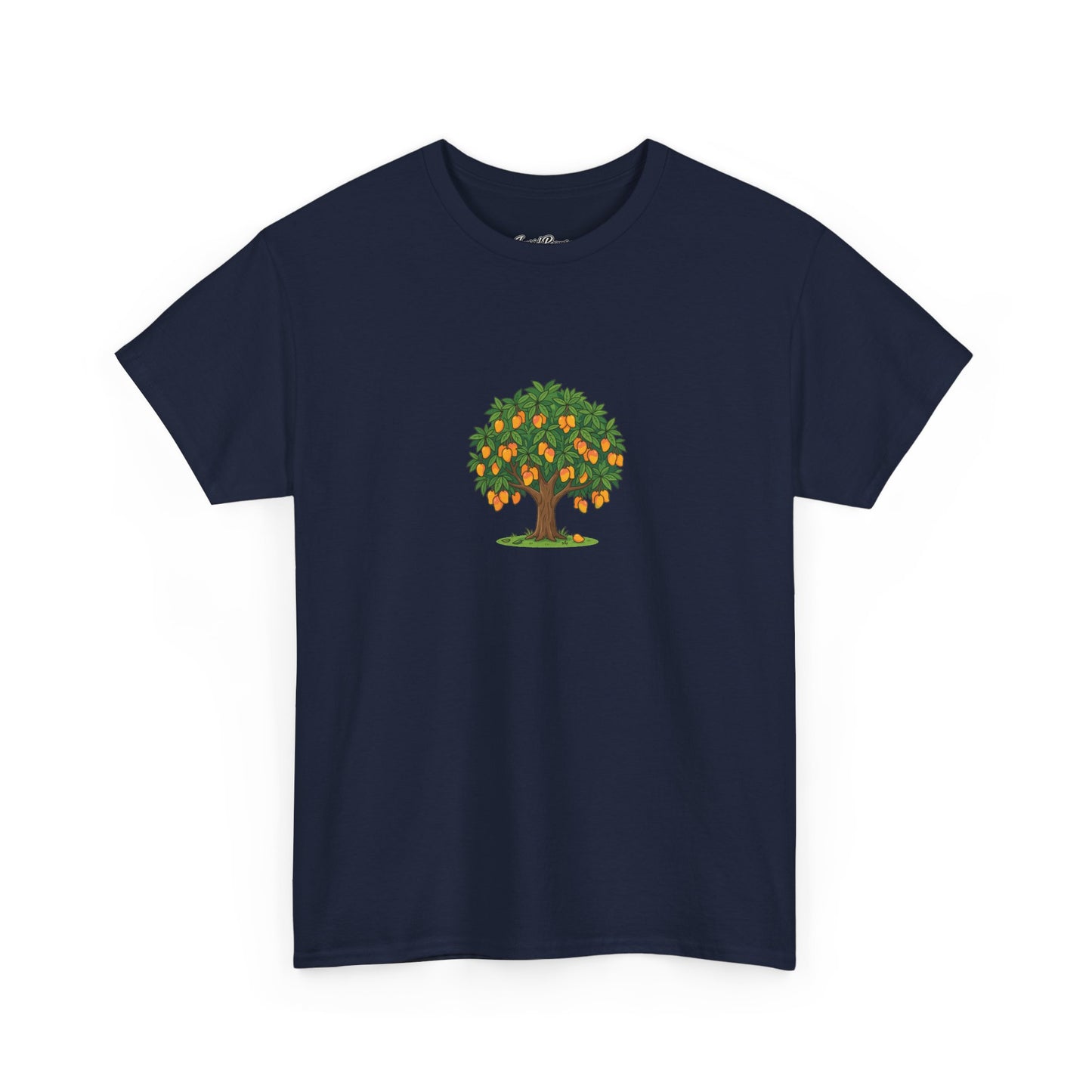 Mangoes Tree Graphic Tee — Minimal Fruit Tree T-Shirt
