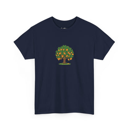 Mangoes Tree Graphic Tee — Minimal Fruit Tree T-Shirt